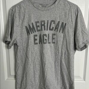 American Eagle Outfitters Gray Crew Neck Tee